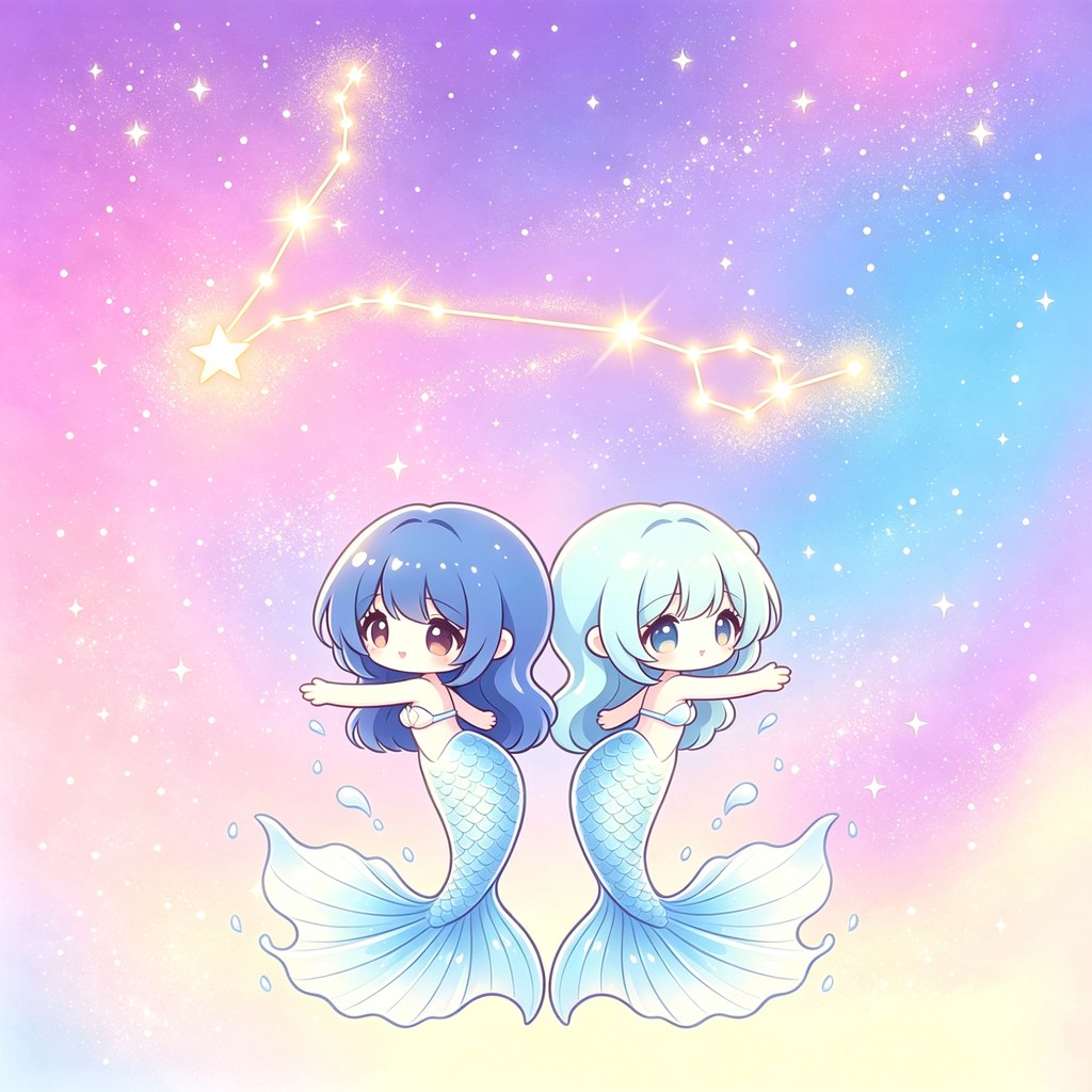 双鱼座的星座图