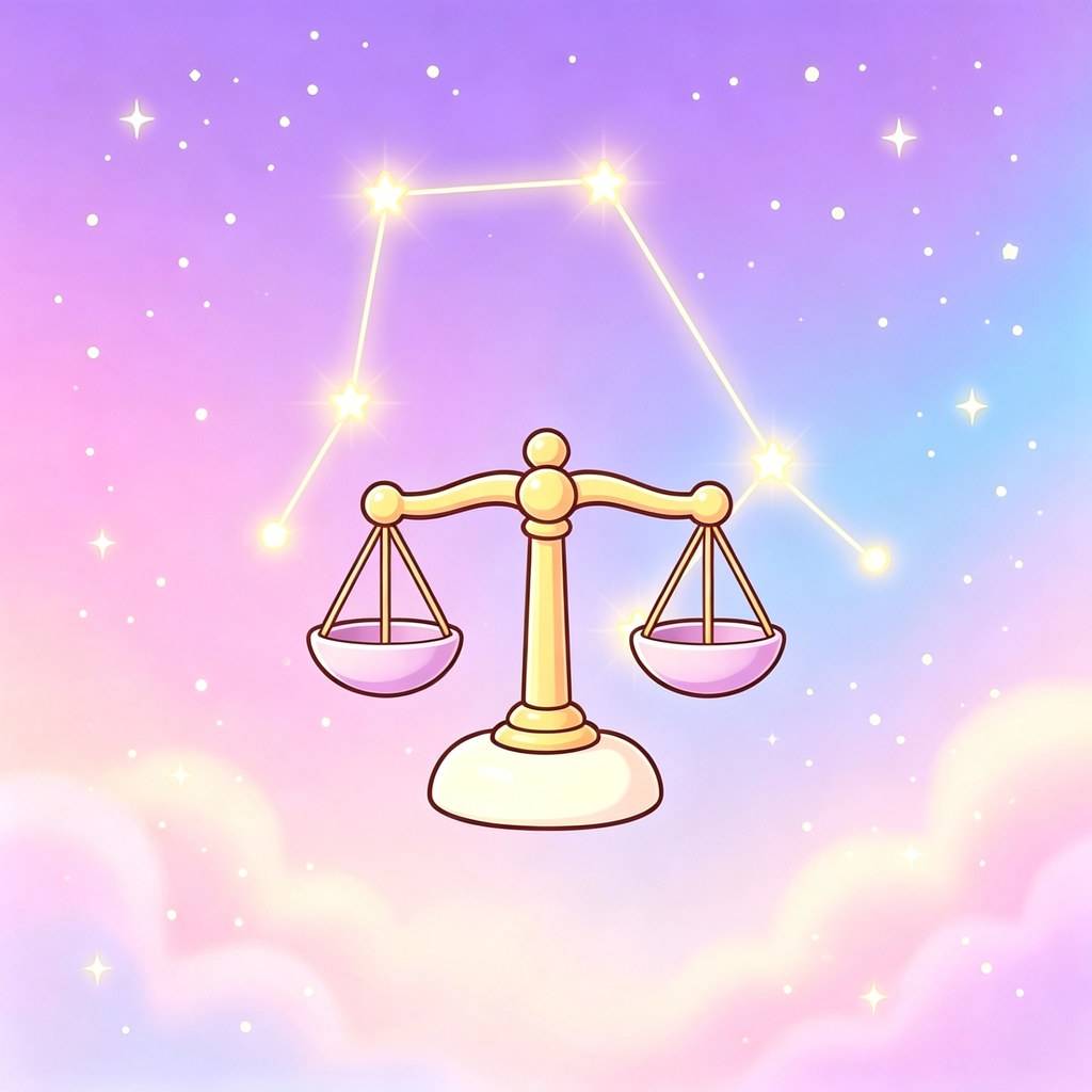 天秤座的星座图